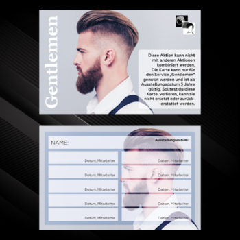 BLACK MONTH "Gentlemen" 10er Karte