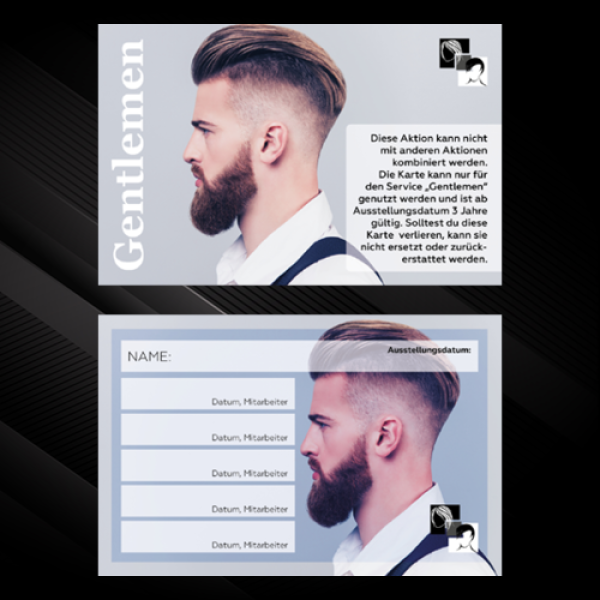 BLACK MONTH "Gentlemen" 5er Karte