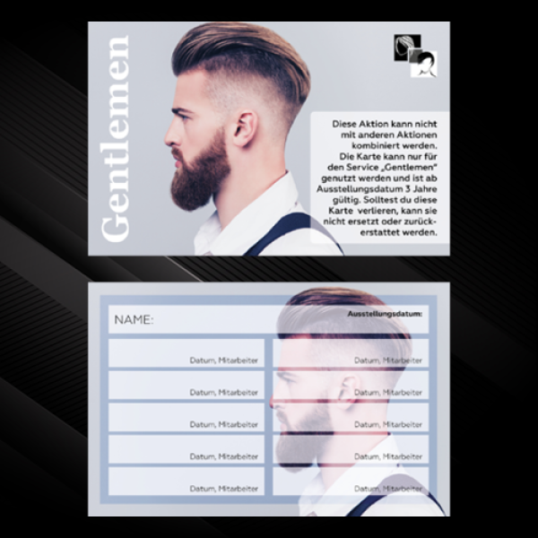 BLACK MONTH "Gentlemen" 10er Karte